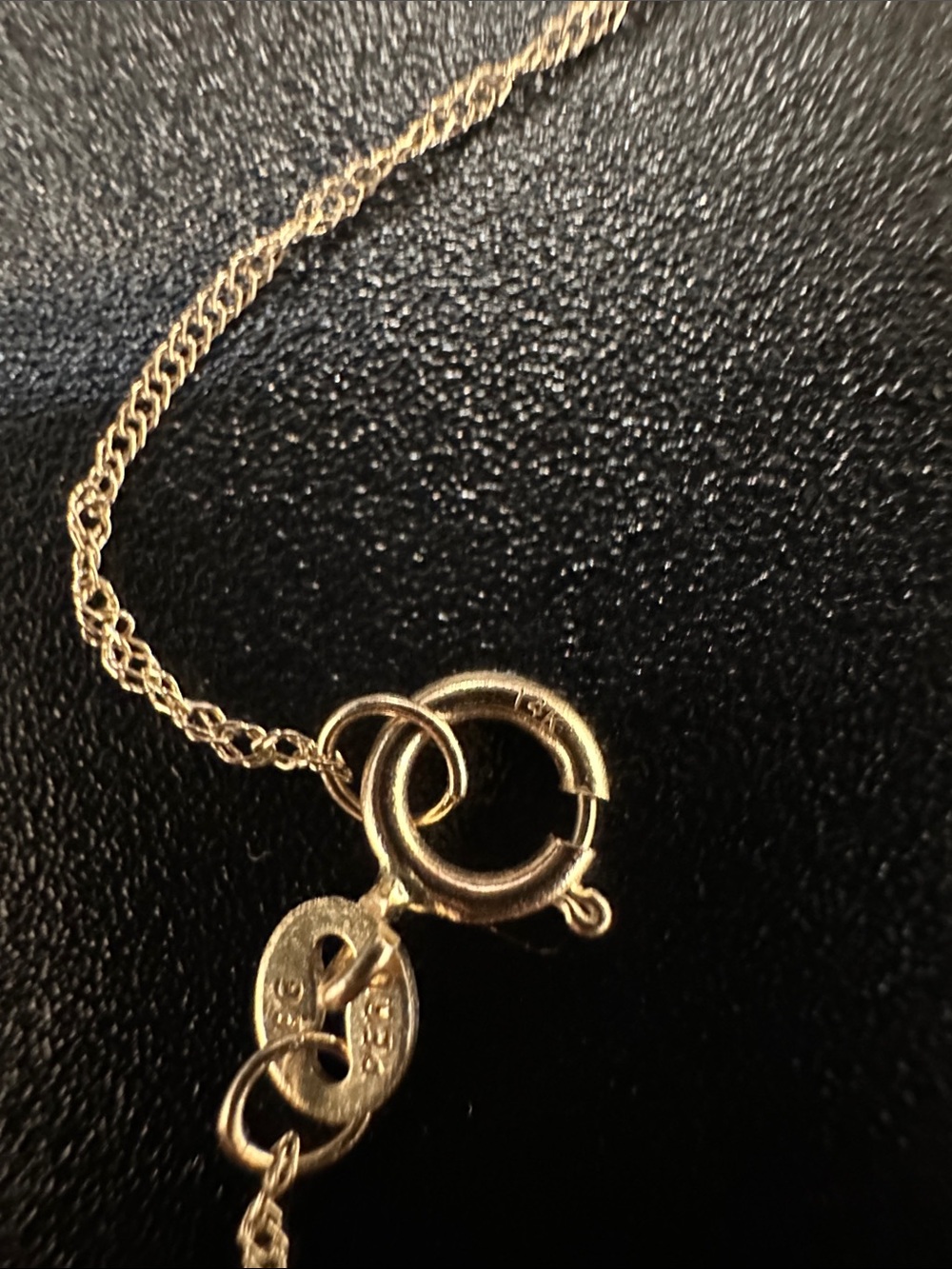 Gold Initial D Pendant Necklace - Elegant Women's Jewelry - Picture 2 of 4